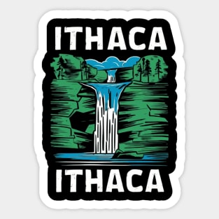 Ithaca is Gorges Sticker